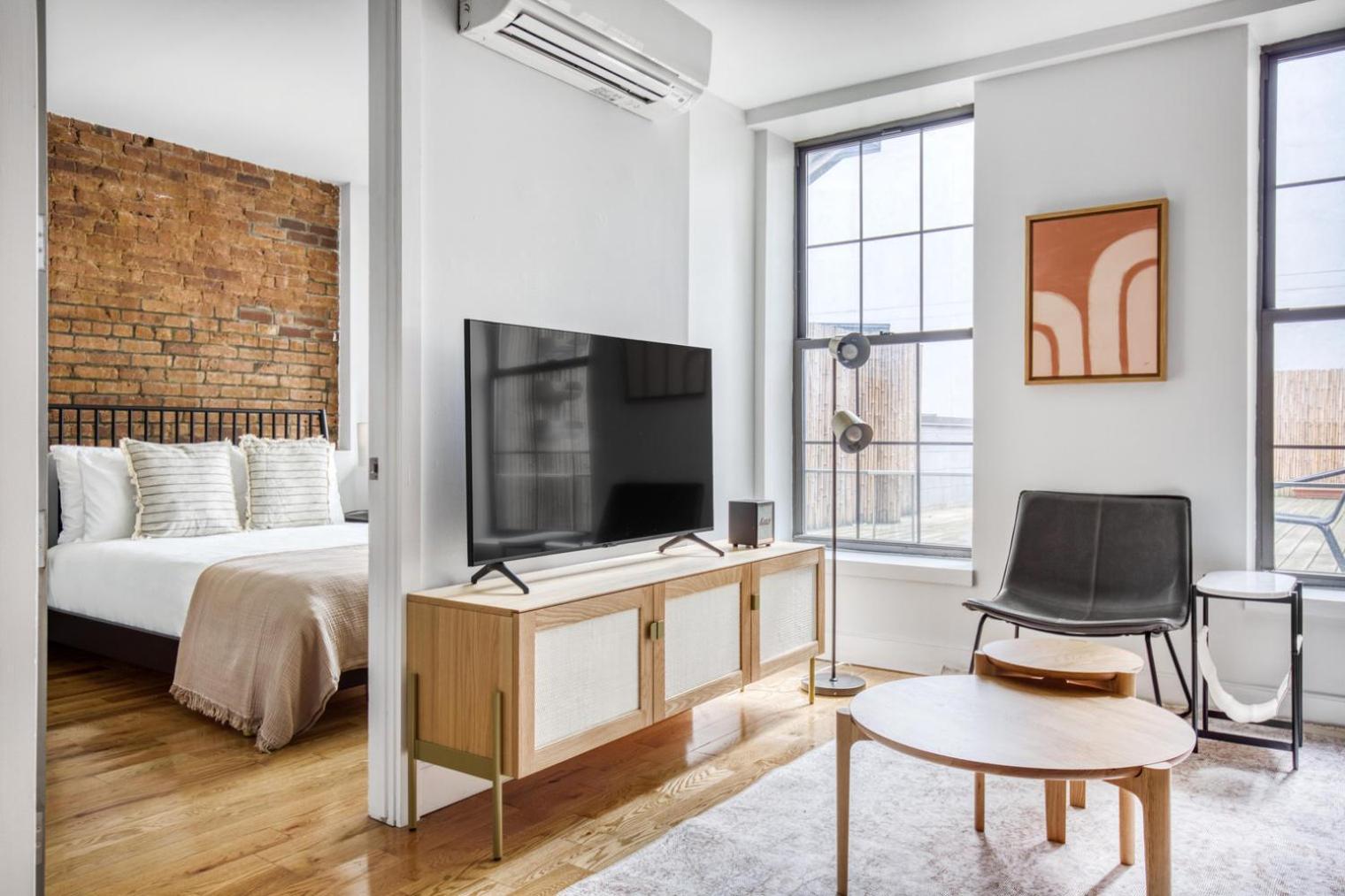 Downtown Bk 1br W Roof Gym Nr Train Nyc-698 Nova York